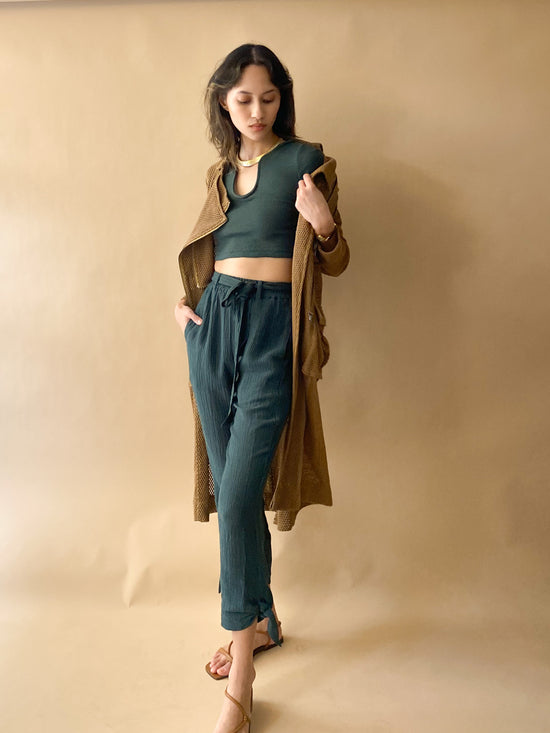 Tobo Trousers with Bow Detail