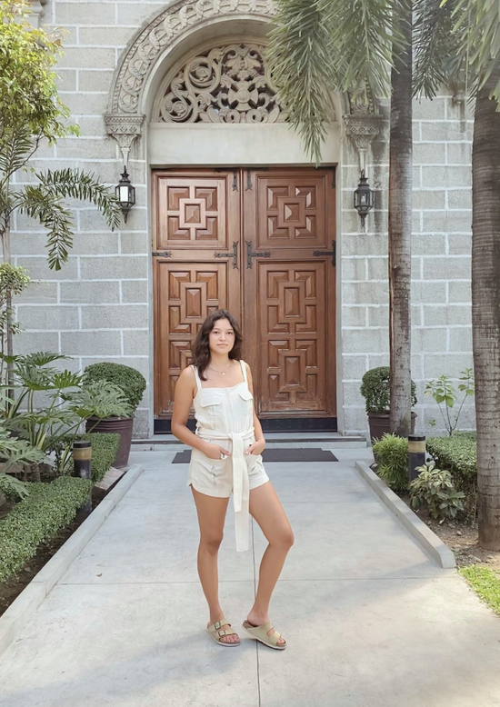 Elysée Tweed Romper