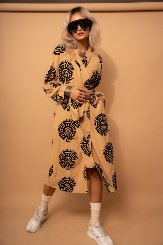 Printed Kimono