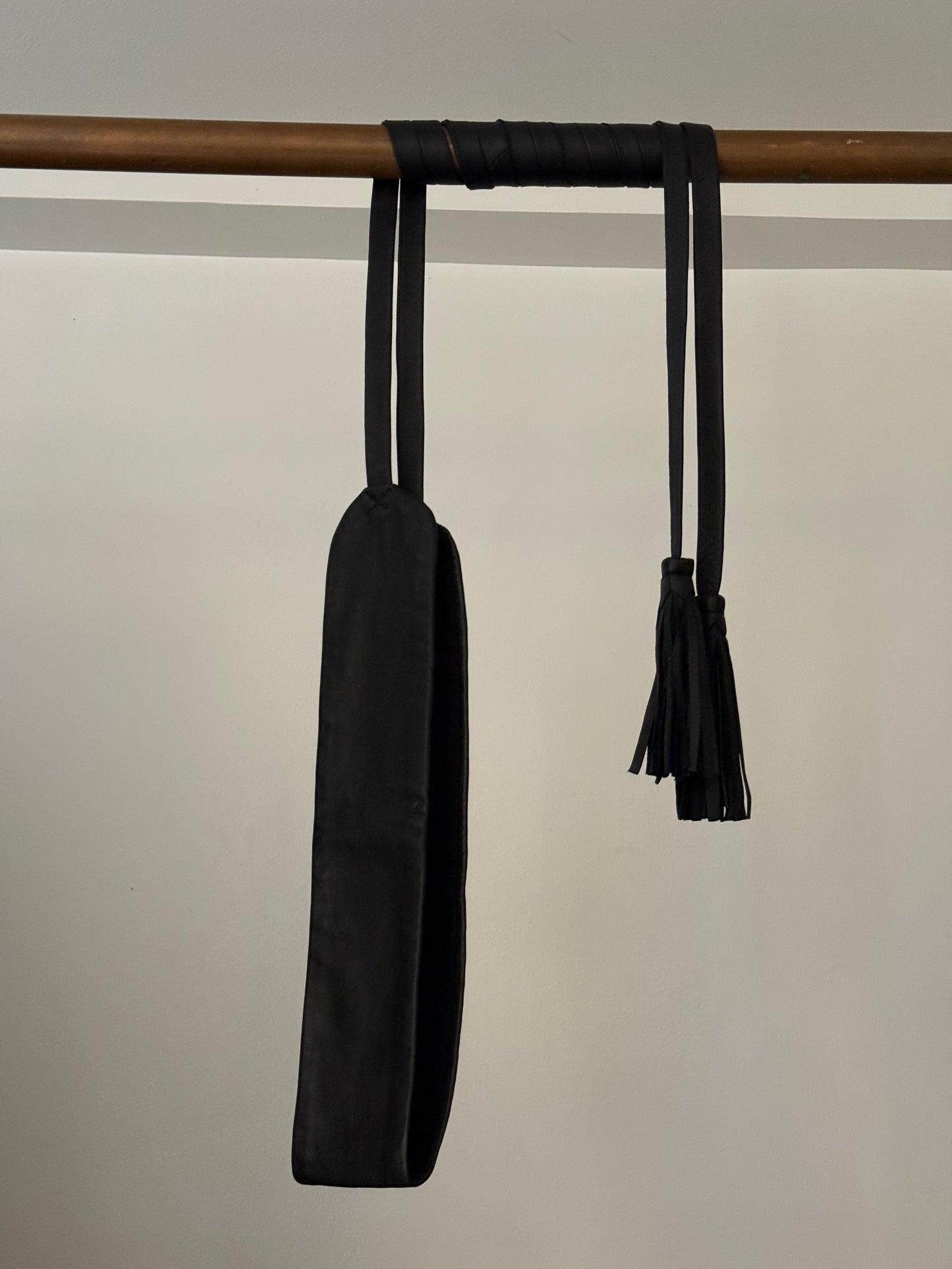 Leather Sash with Tassels