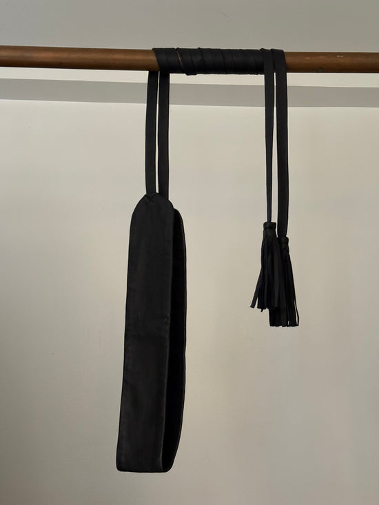 Leather Sash with Tassels