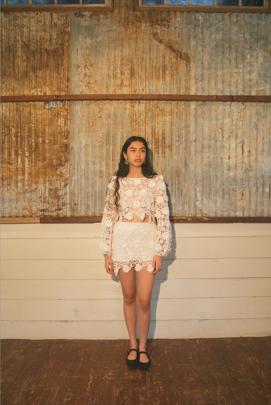 White Lotus Lace Top