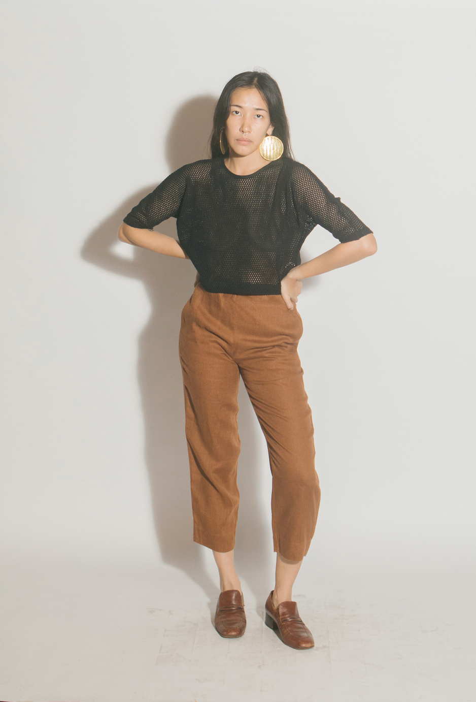 On Vacay Cropped Net Tee