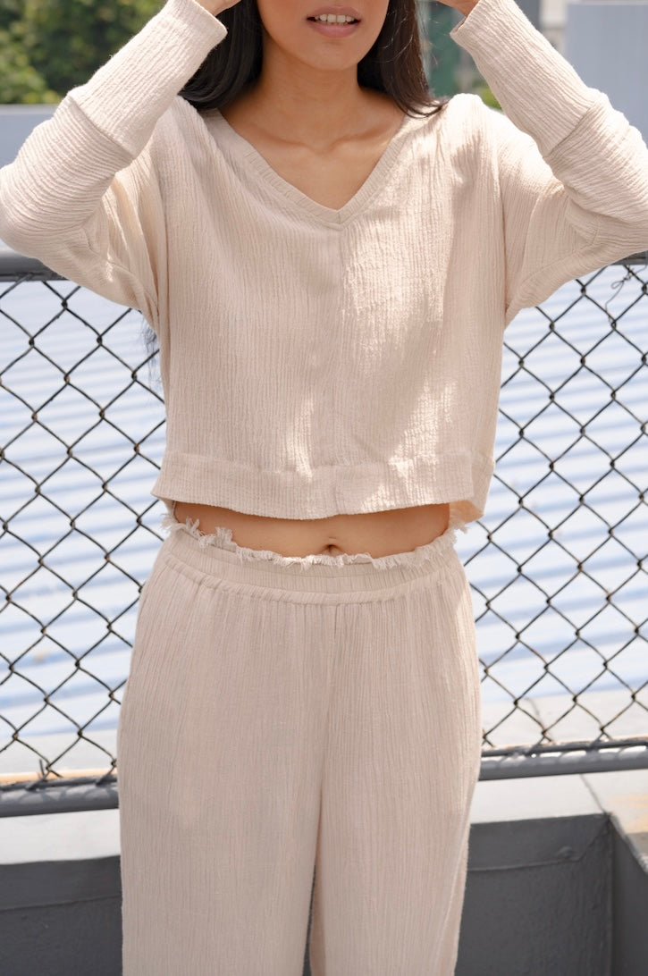 Essential Linen Tobo V-neck